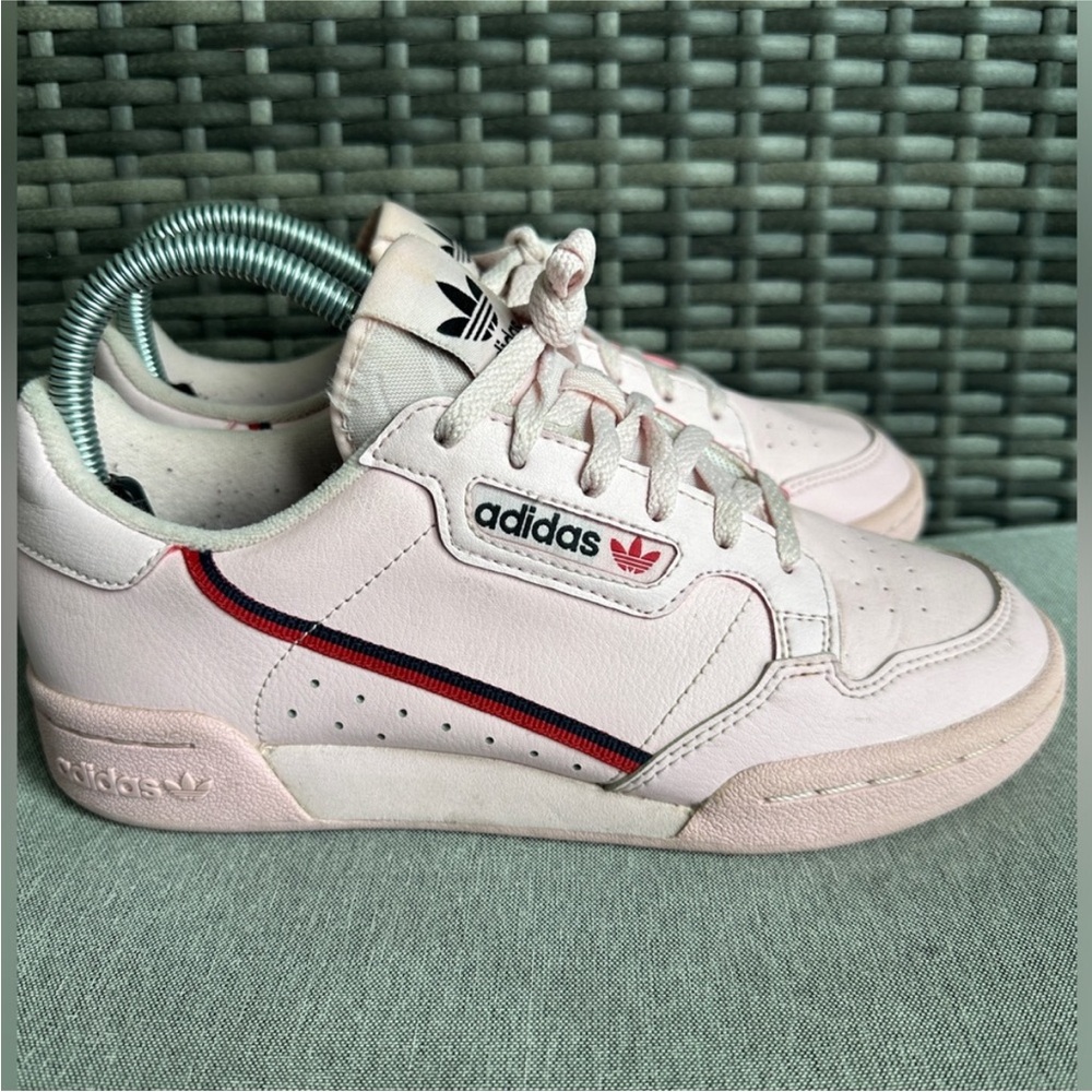 Adidas Continental 80 Size 4.5 Pink Sneakers Retro
